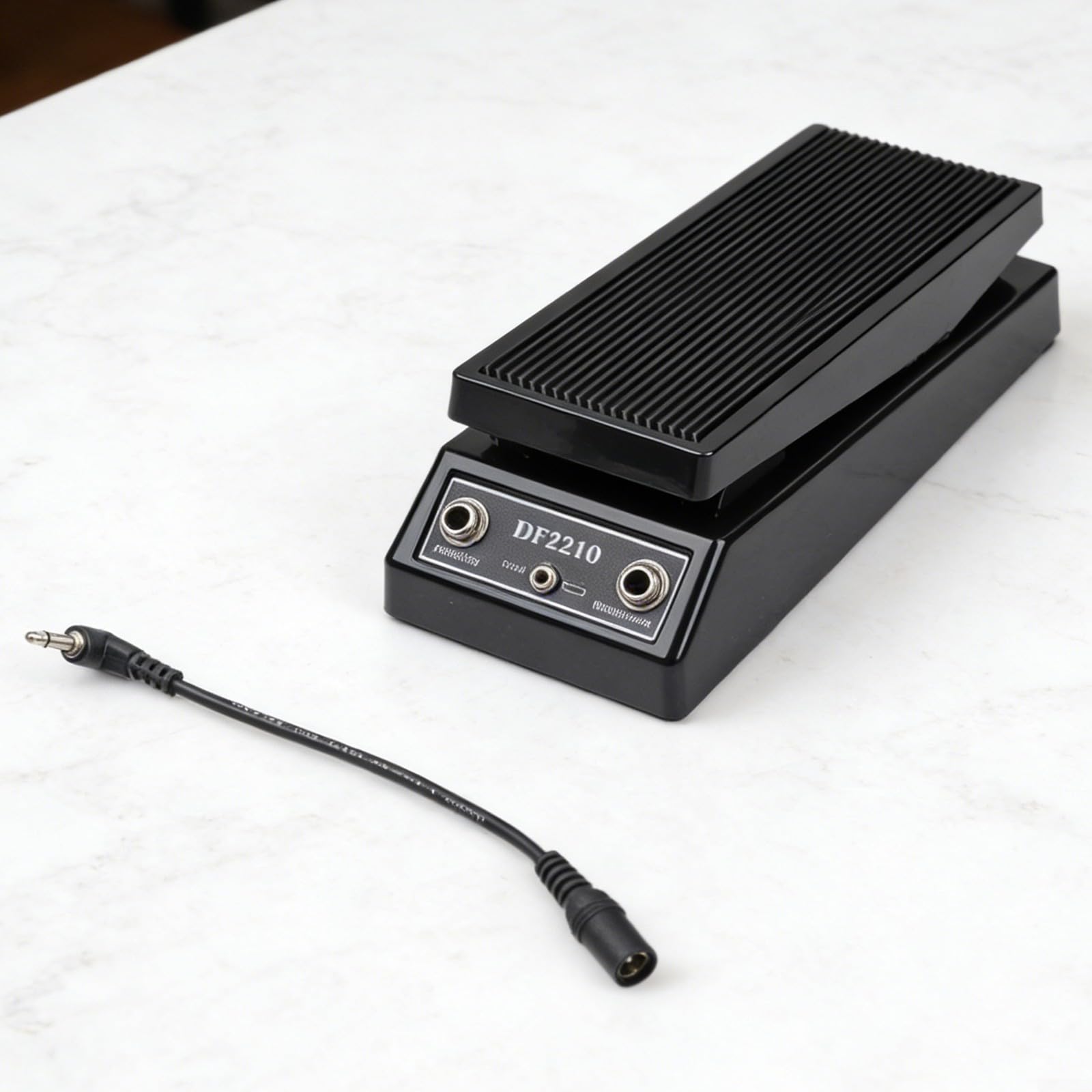 Pédale Wah Wah DF2210 - Effets rock classiques pour guitare électrique et basse - Contrôle de balayage fluide avec interrupteur marche/arrêt - Construction ABS durable - Noir