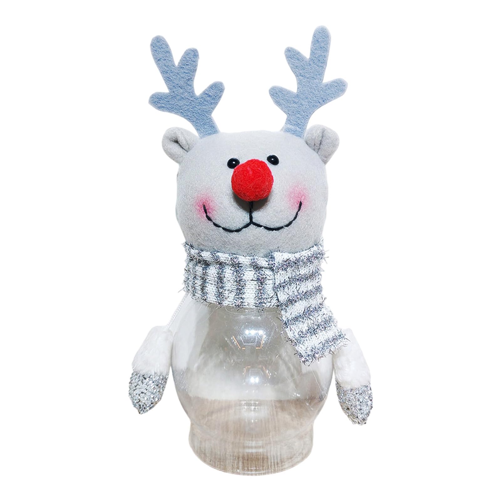 Elnwnnkc Shimmering Polyester Holiday Candy Jar for Family Celebration Classroom Activities Sturdy Efficient Decorative Solution Polyester Candy Container