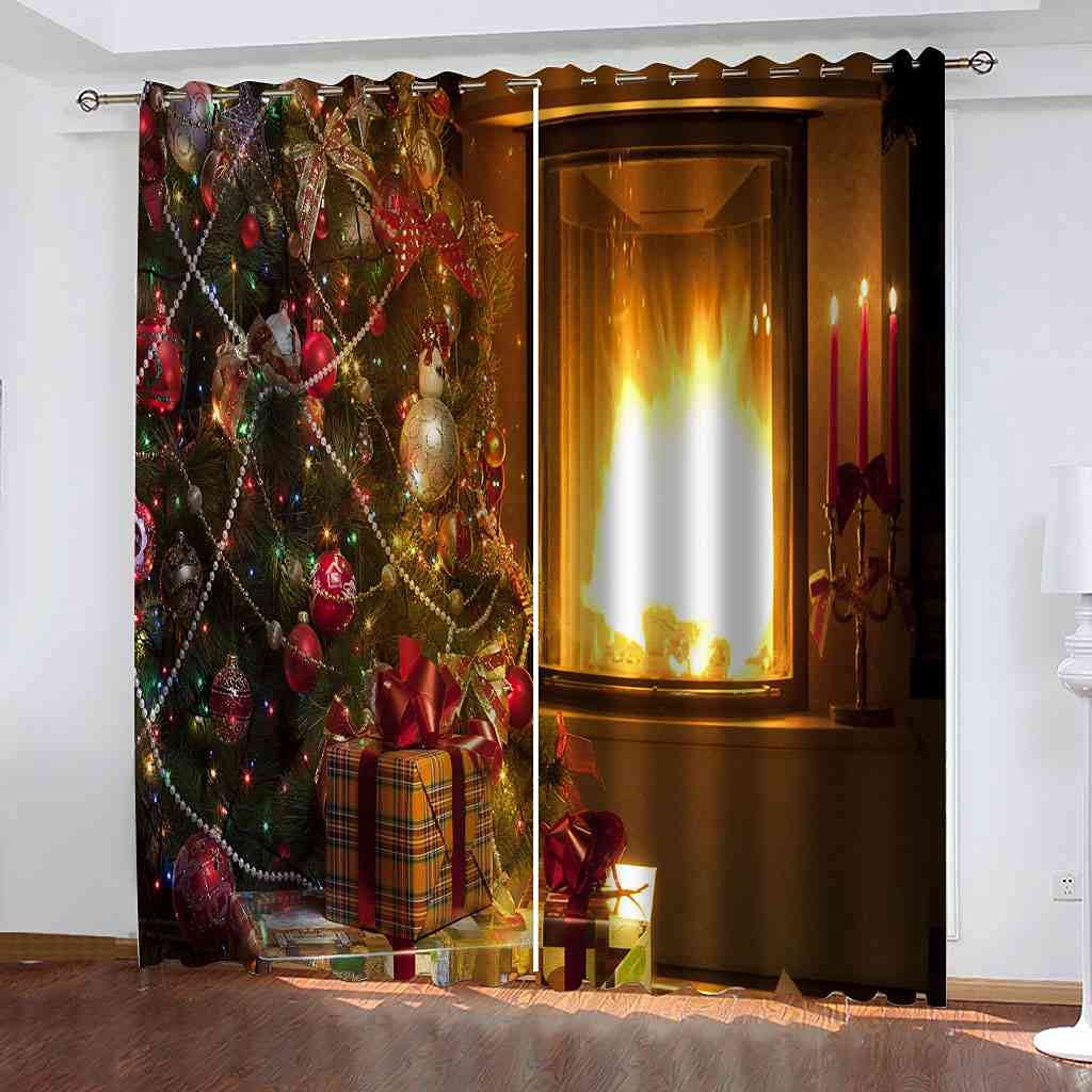Rideau thermique et phonique occultant 200x160 cm pour chambre d'enfant