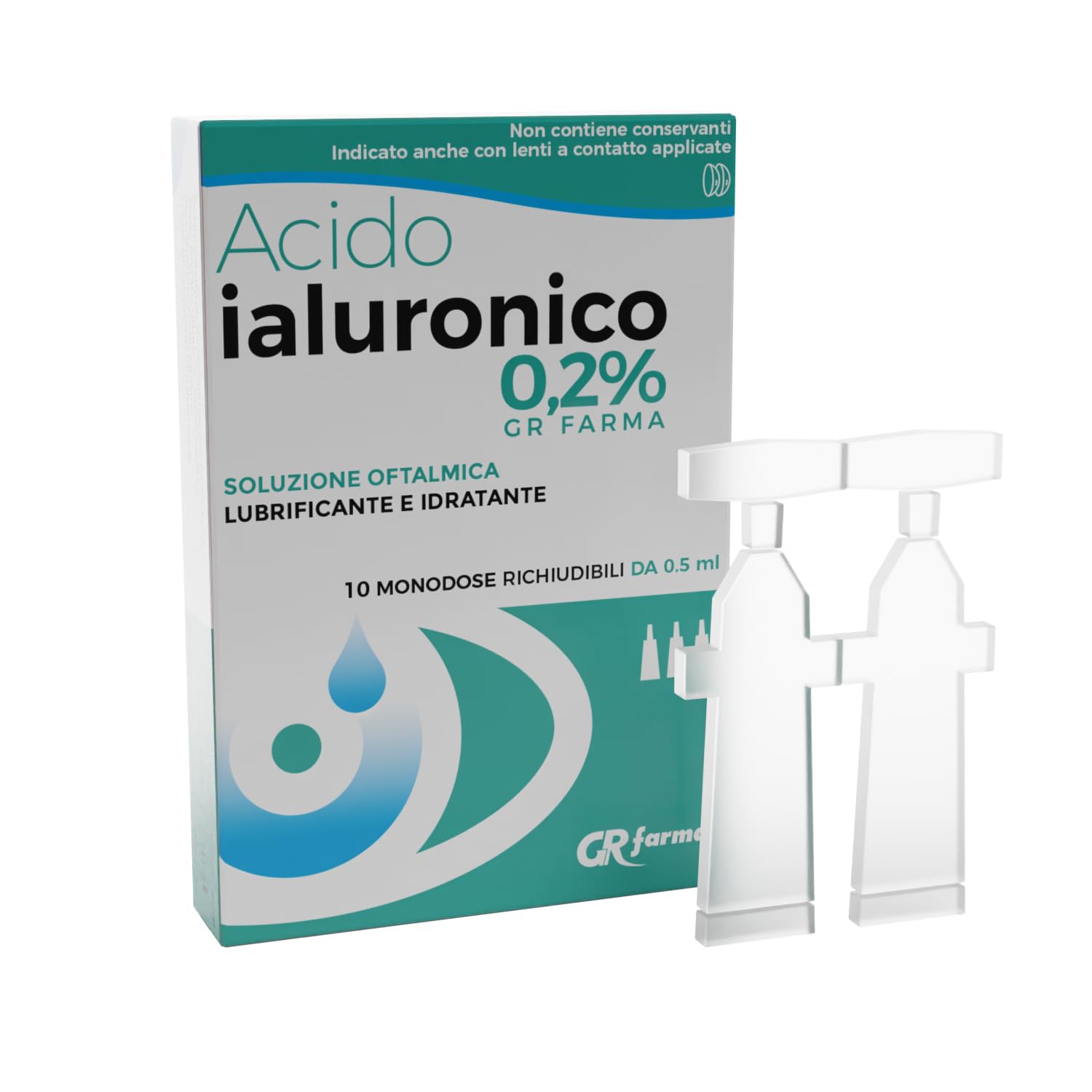 GRfarma Sol. Oftalmica Ialuronico 0,2%