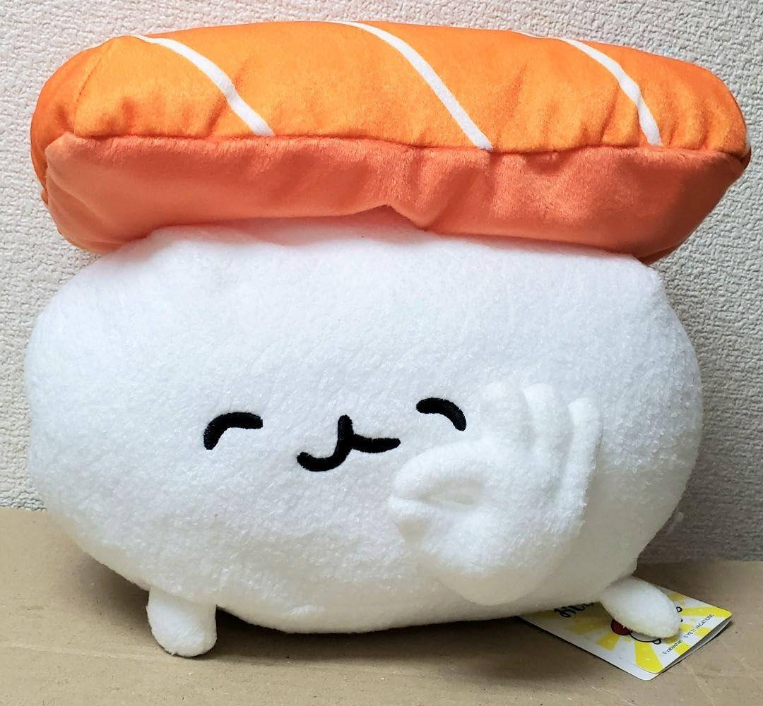Amazon.co.jp: おしゅしだよ 手が生えたぬいぐるみBIG サーモン : おもちゃ