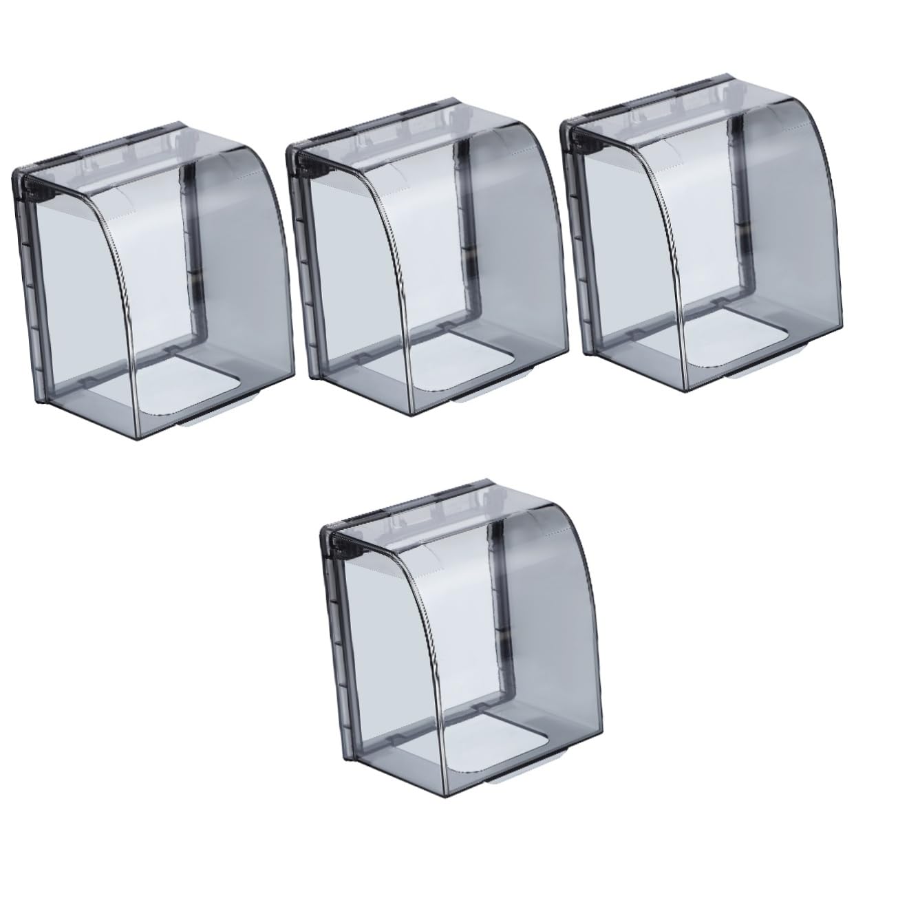 OSALADI 4stücke Outlet Cover Box Wasserdichte Steckdosenabdeckung Für Außenbereiche Schutz Gegen Spritzwasser Einfache Installation Langlebiges Material Für Badezimmer Und Garten