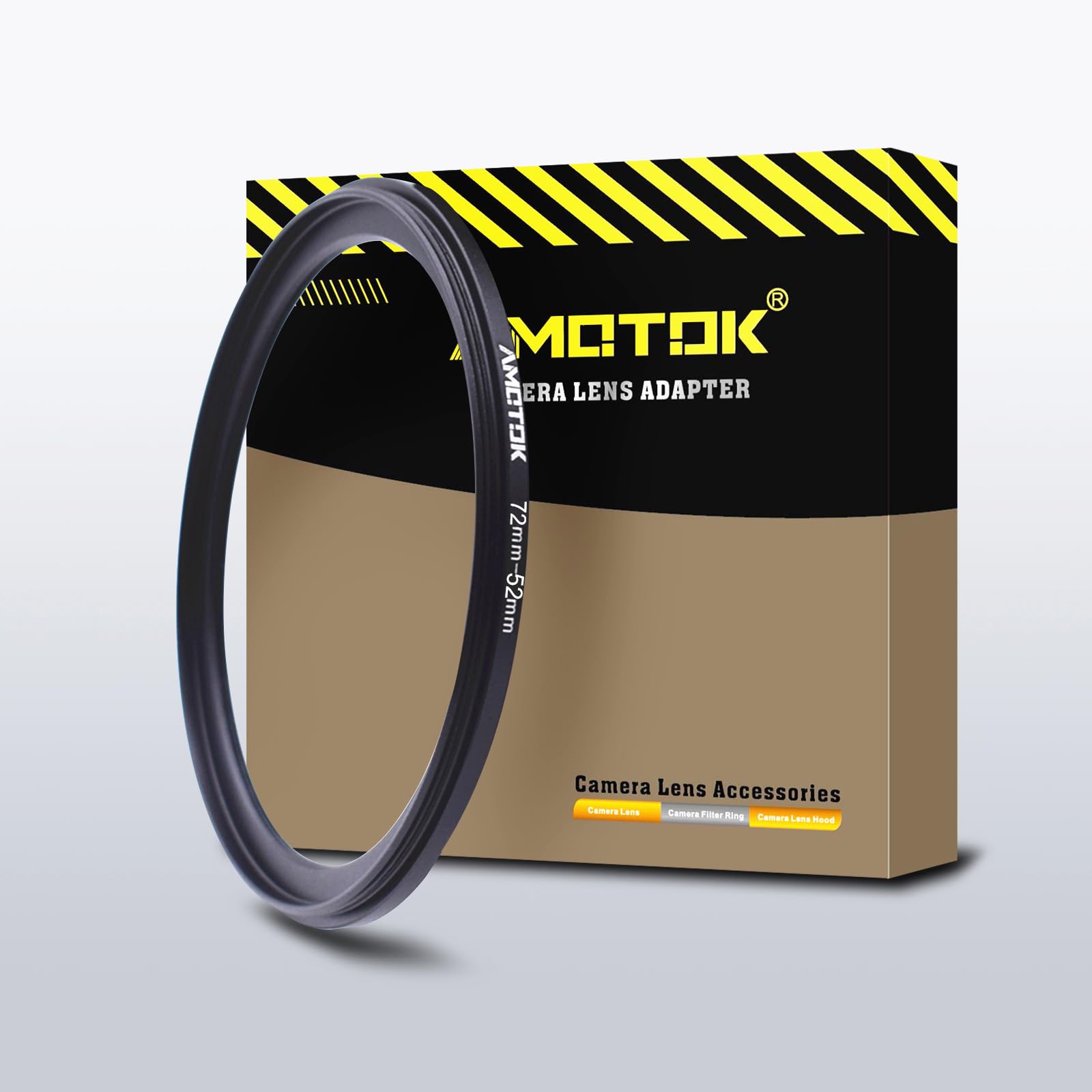 72mm Lens to 52mm Camera Lens Adapter,72mm to 52mm Filter Step-Down Ring Adapter Ring,Compatible All 52mm Filter Accessory