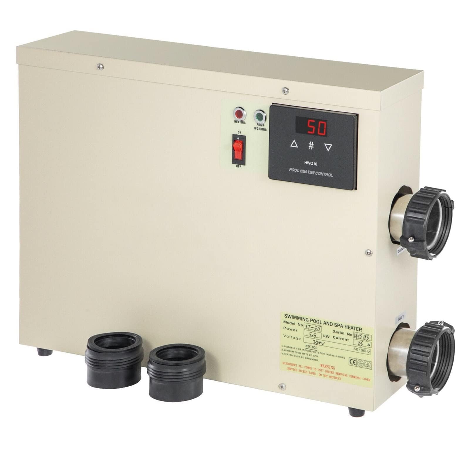 Máquina Baño Sauna, 11 KW Calentador Agua Digital Eléctrico, Termostato, Calentador De Piscina, SPA, Bañera De Hidromasaje, Calefacción De Baño