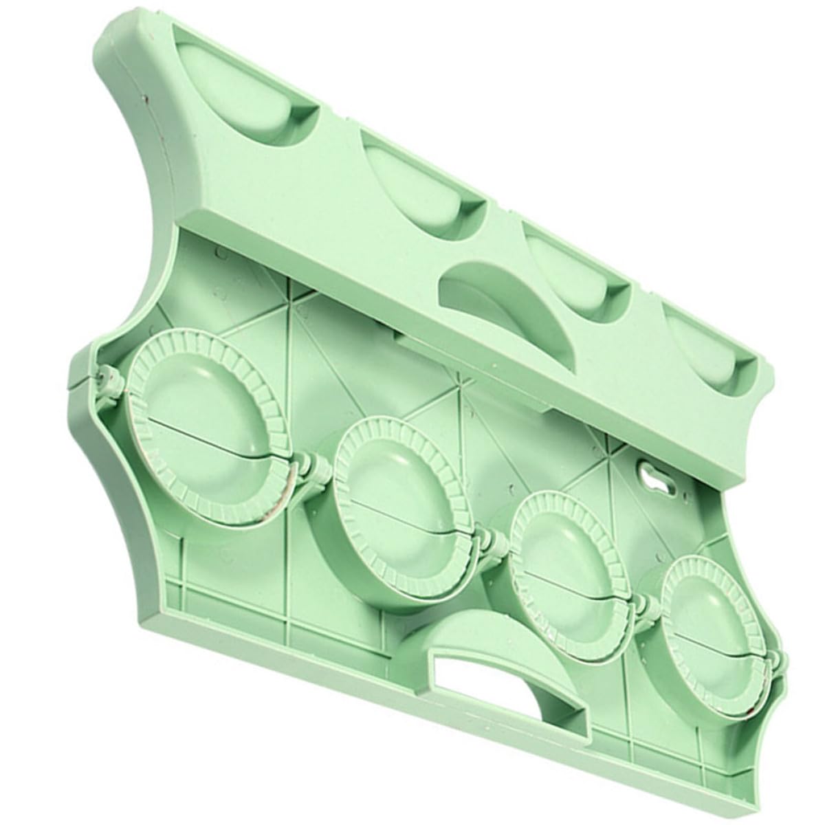 SUPVOX Molde para Hacer Empanadillas y Arepas Mango Ergonómico de Pp Verde, Fácil de Limpiar, Adecuado para Tiendas de Desayuno y Restaurantes de Dumplings