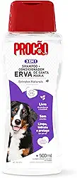 PROCÃO Shampoo Erva De Santa Maria Para Cães E Gatos 500 Ml Procão
