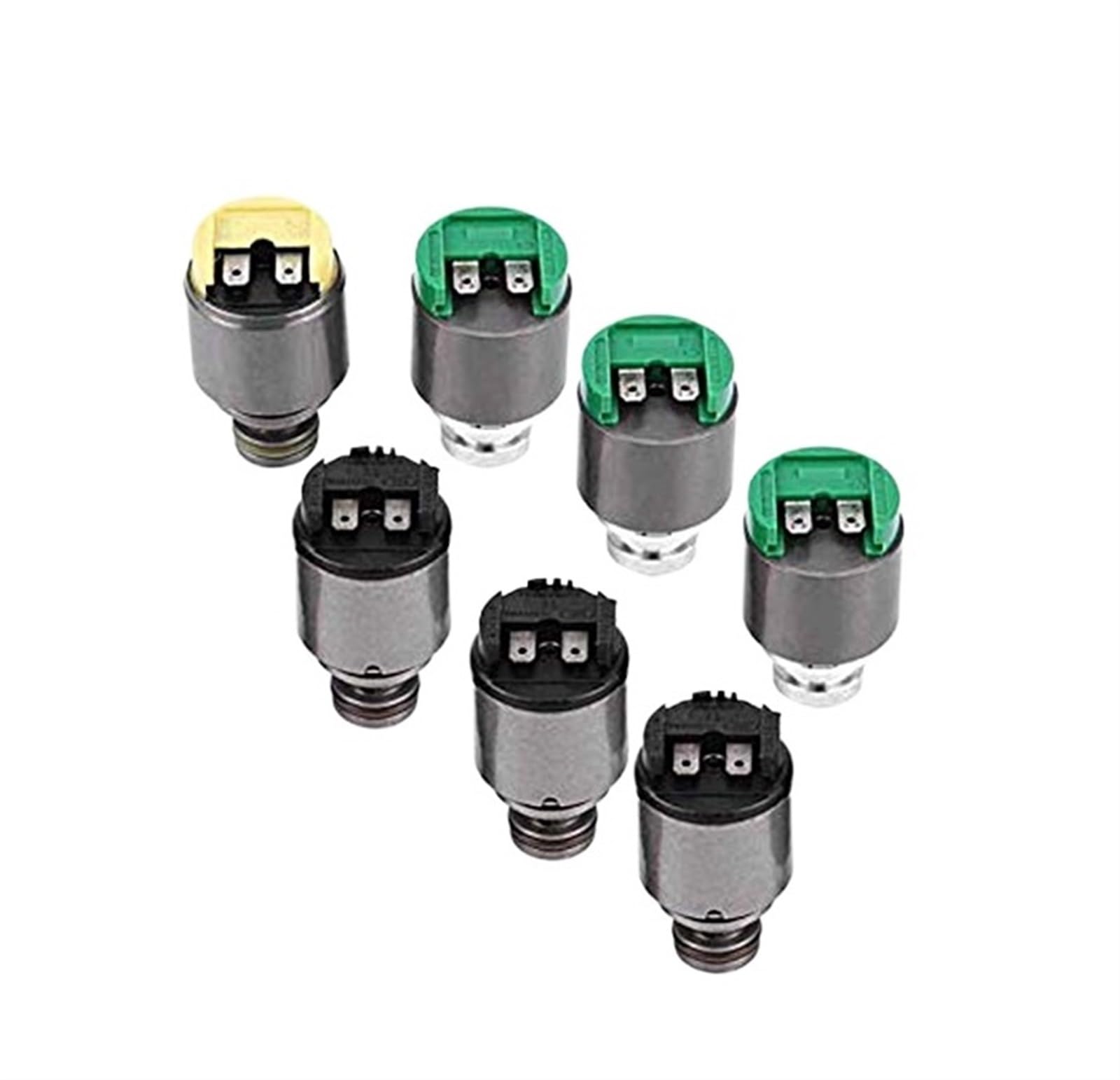 Wxnlbb One Color 7Pcs 5Hp19,Zf5hp19,5Hp24,5Hp24a Automatic Gearbox Transmission Solenoids Valve Compatible With Bmw Compatible With A-U-D-I A4 A6 A8 S4