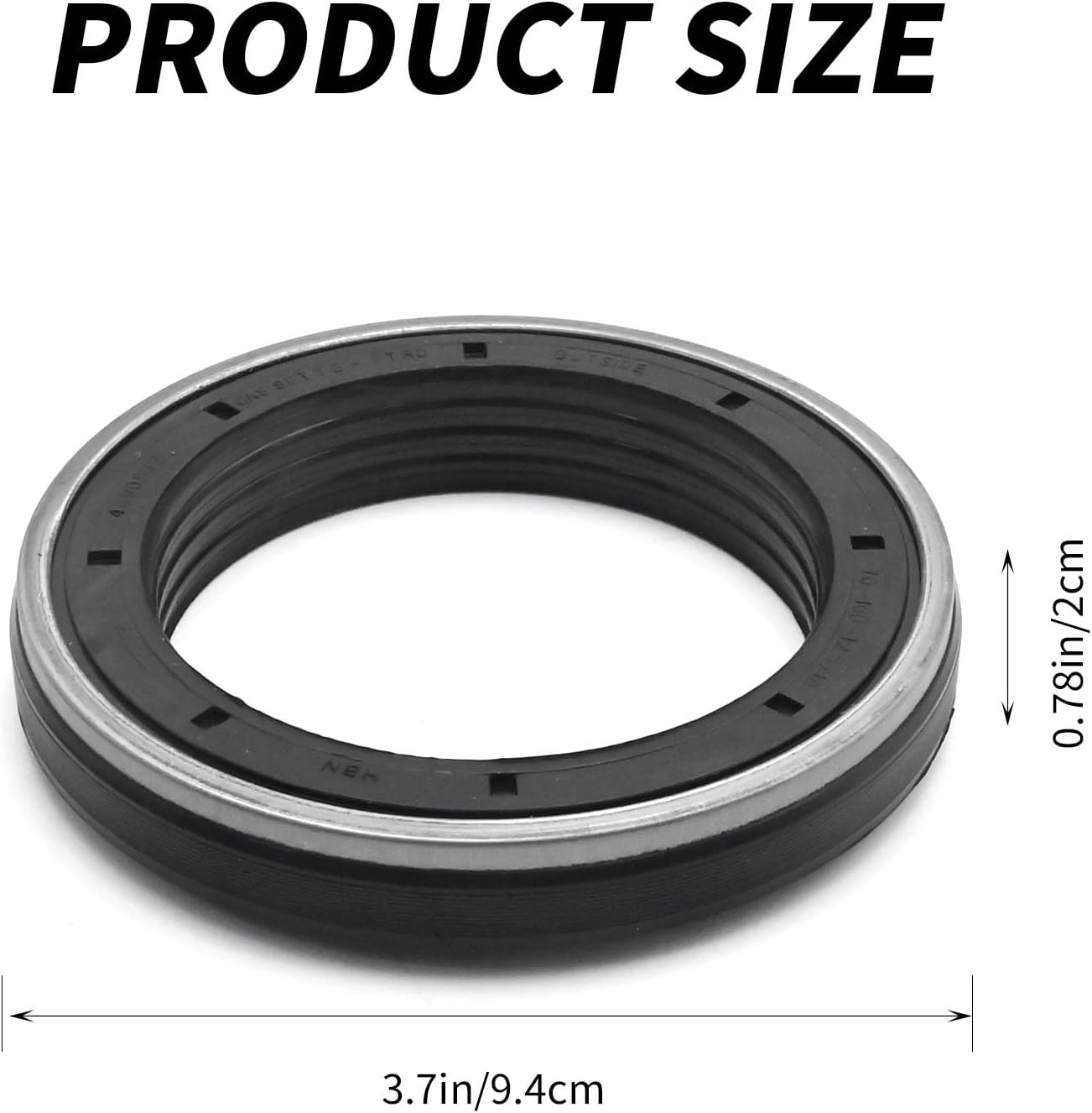 4890832 Crankshaft Front Oil Seal, Replacement for Cummins QSB ISB 4.5L 6.7L 2007-2022, Replaces 4890832