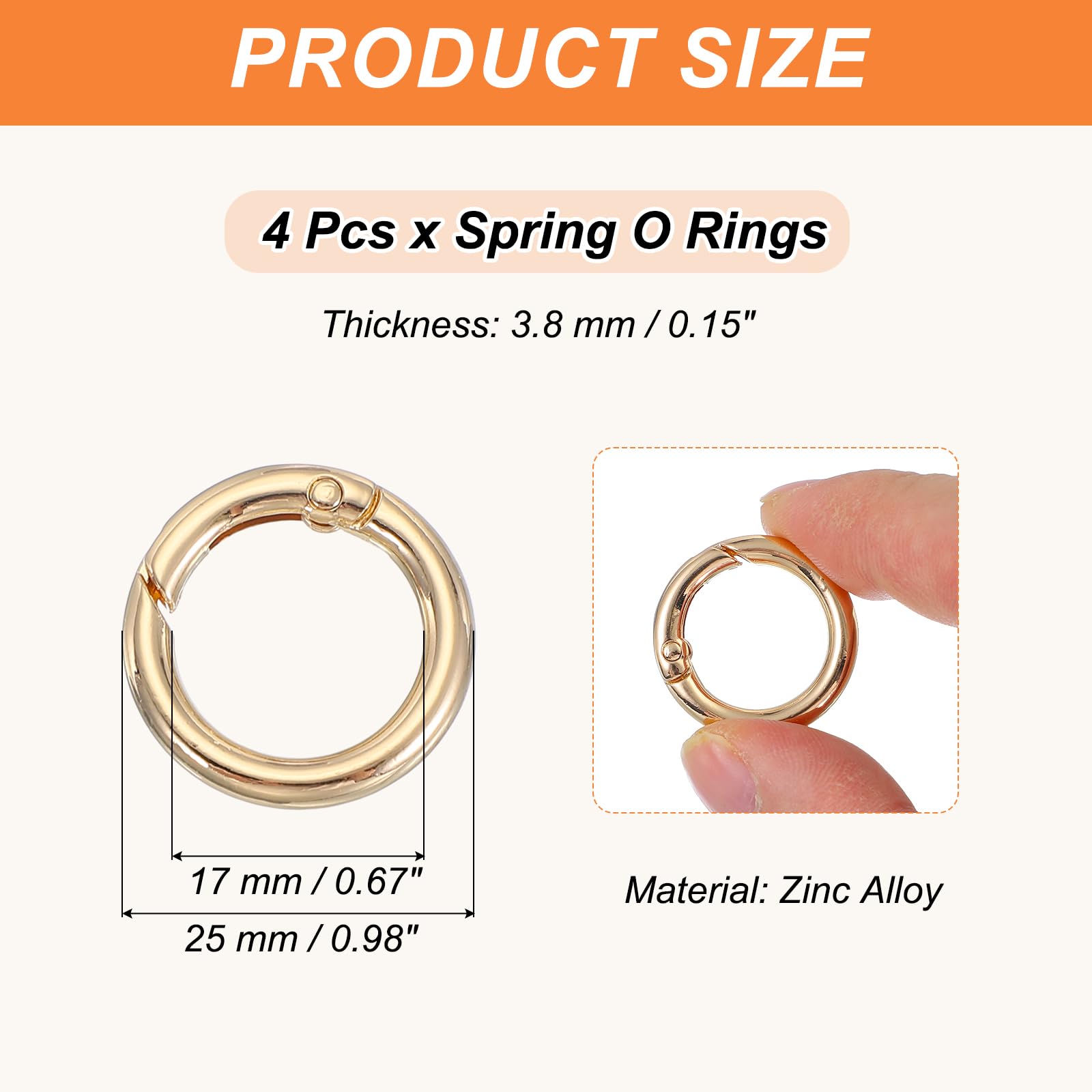 PATIKIL Spring O Rings - Image 2