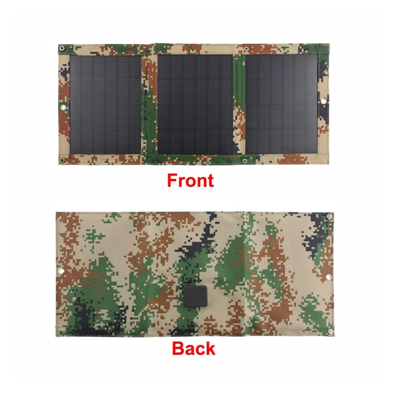 Składany Panel Słoneczny, Składany Panel Solarny Z Torbą Składana Dual USB,do domu, na kemping
