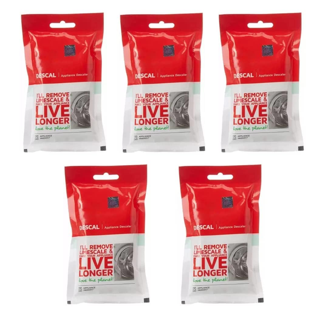 Descale Powder For Washing Machine Drum Cleaner & Tub Cleaner, Washing Machine Cleaning Descal Powder For All Front & Top Load Washing Machine EQM | Descalcificador para Cafeteras (5) (B0DHX7MMPR) Amazon Price History, Amazon Price Tracker