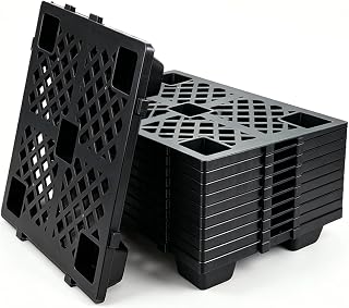 10 Pack Plastic Pallets for Basement Storage,23.6X 5.8x3.9 Inch