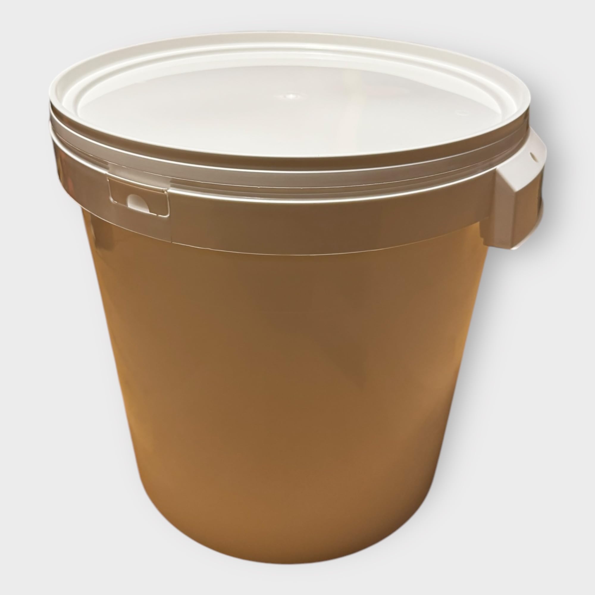 LOT 5 X Seau Plastique 32 L litres avec POIGNÉE RENFORCÉE ET Couvercle HERMÉTIQUE – Durable ET EMPILABLE pour Usage Domestique OU Professionnel
