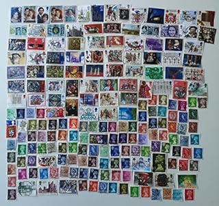200 Different Great Britain Postage Stamps Collection (Stamps for Collectors)