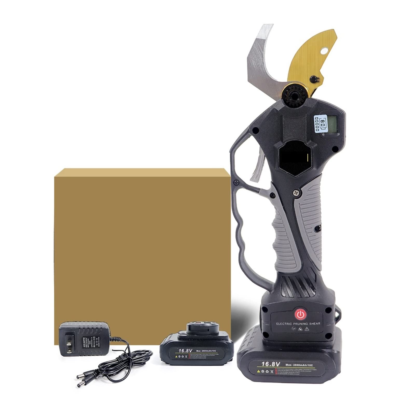 Sekatory Elektryczne Bezprzewodowy elektryczny sekator 16.8V litowo-jonowy nożyce do przycinania wydajne drzewo owocowe przycinanie gałęzi Bonsai Cutter architektura krajobrazu(Shears(No battery))