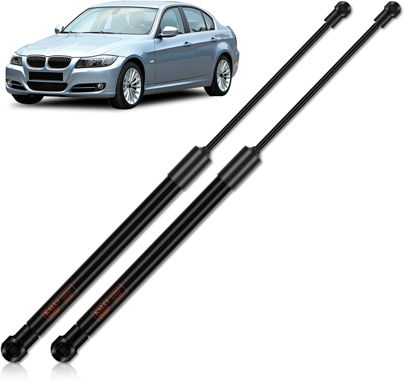 Hood Lift Support Strut Compatible with BMW 3 Series 2006-2013 E90 E91 E92 E93 - OE Replacement 51237060550 Gas Charged Engine Hood Prop Rod