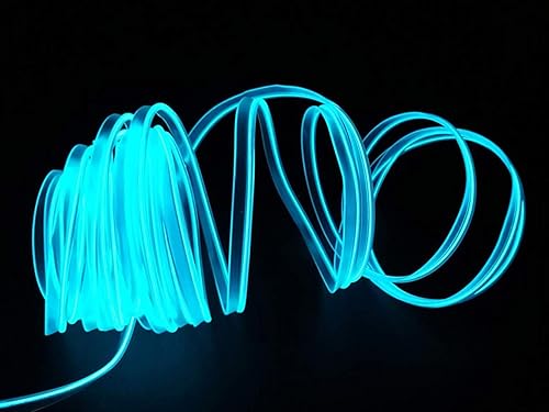 Miniatura 2 de Cable electroluminiscente USB para decoración, kit de tiras de luces de neón portátiles
