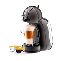 Krups Nescafé Dolce Gusto Mini Me Macchina da caffè a capsule con 15 bar di pressione, capacità 0,8 l, bevande calde o fredde, Play&Select, Thermoblock, 35 tipi caffè, nero, KP1238
