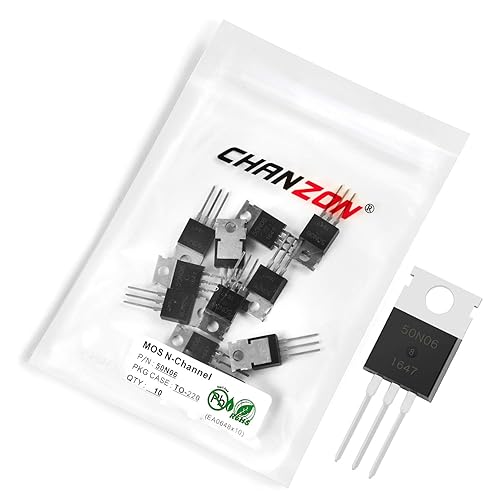 Miniatura 49 de Chanzon IRF1404 TO-220AB NMOS MOS Transistor MOSFET Canal N de Potencia (Paquete de 10 piezas)