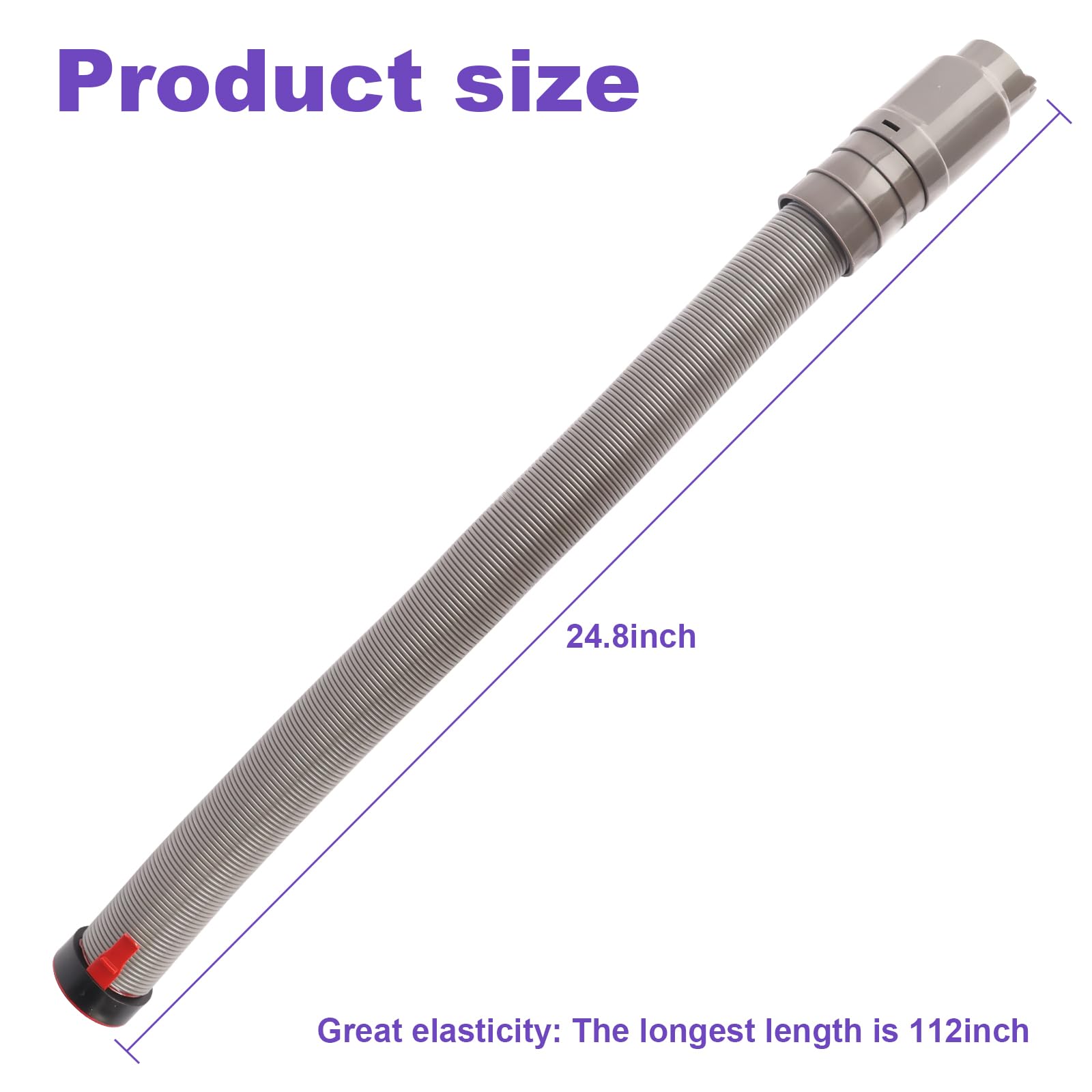 DC41 Hose Replacement?Stretch Hose Assembly Compatible with DC40 DC41 DC65 DC66 UP13 UP19 UP20 UP30 Model Upright Vacuums