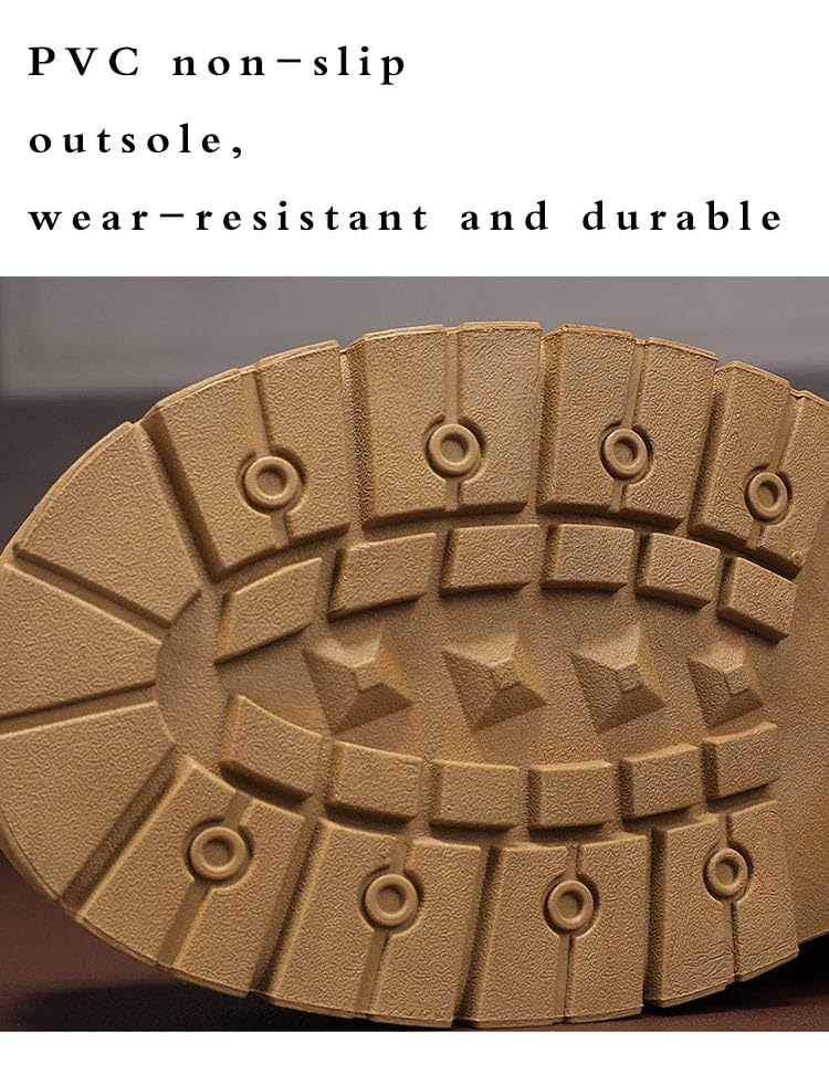 Men's Military Tactical Boot Leather Motorcycle Combat Hiking Shoes Comfortable Ankle Shoes4