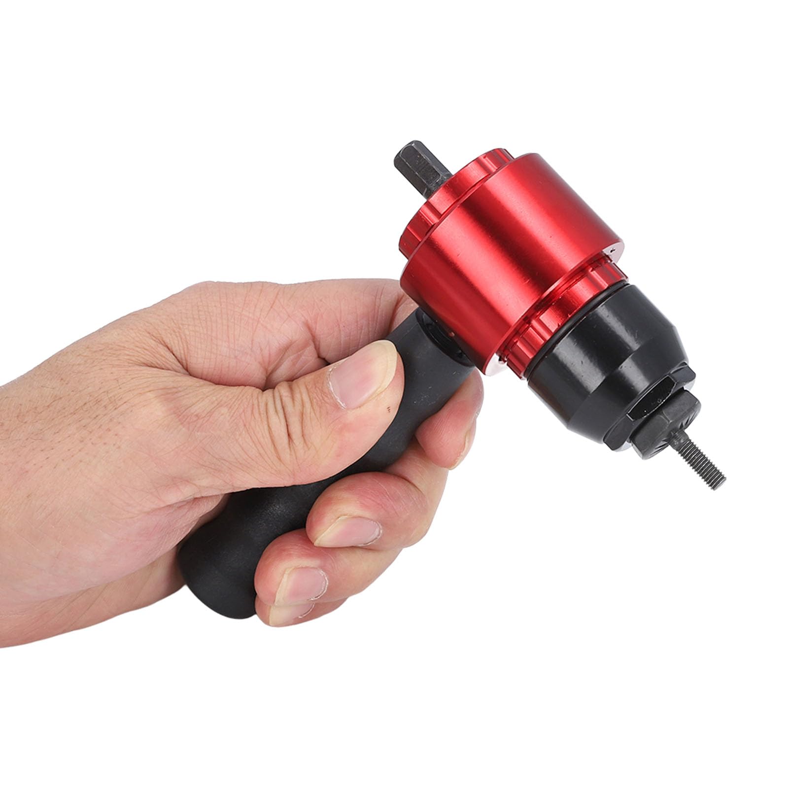 Adapter do wierteł do Nitonakrętek, Zestaw Narzędzi Elektrycznych Pistoletów Nitonakrętek | z nakrętkami w 5 rozmiarach i walizką do montażu samochodowego, profesjonalnym zestawem pistoletów oszczędzających pracę