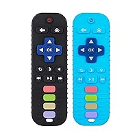 Vista 11 de Chuya Juguete masticable de silicona para bebés de 3 a 24 meses, alivio de la dentición, juguetes para bebés con forma de control remoto