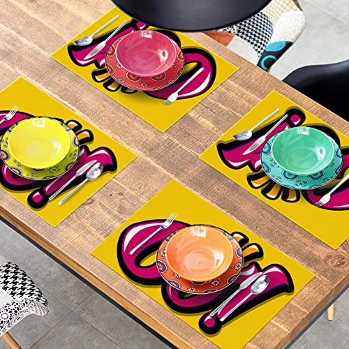 Sets de table anti-chaleur Go Yellow pour protéger efficacement vos meubles en bois - 8