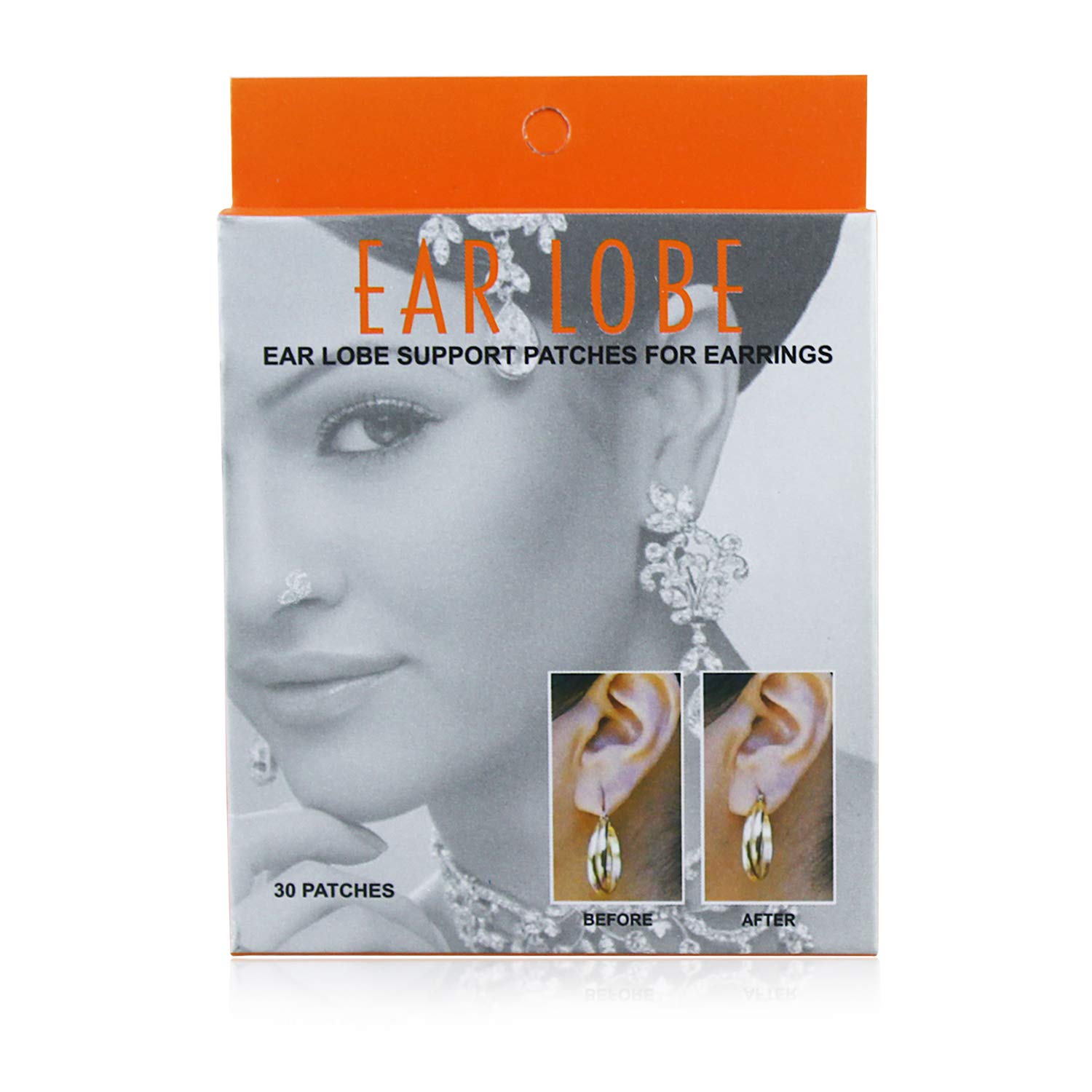 [Ear Lobe & Accessories] Earlobe Support Patches (Pack of 30 PCS) for