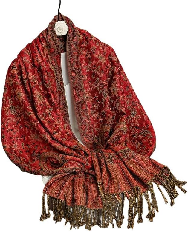 Shawl Wraps for Women Women Scarf Printed Winter Warm Shawl and Wraps Long Jacquard Female Foulard