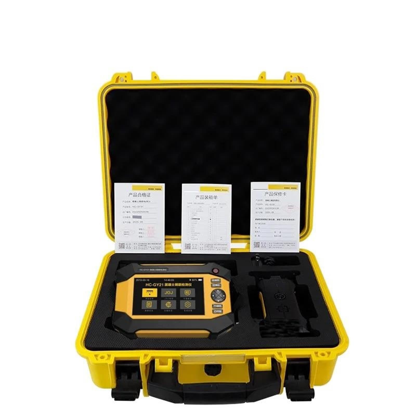 Detector de refuerzo hormigón GY21/31, escáner posición barras, protección IP55, probador espesor cubierta, Re Industrial para fábrica(HC-GY21)