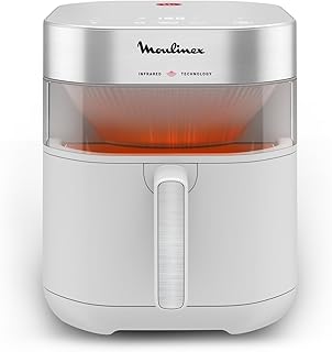 Moulinex Easy Fry Infrared 7L Air Fryer Double Resistant, Heating 2 Times Faster, Fast Cooking, Dishwasher Safe, Observati…