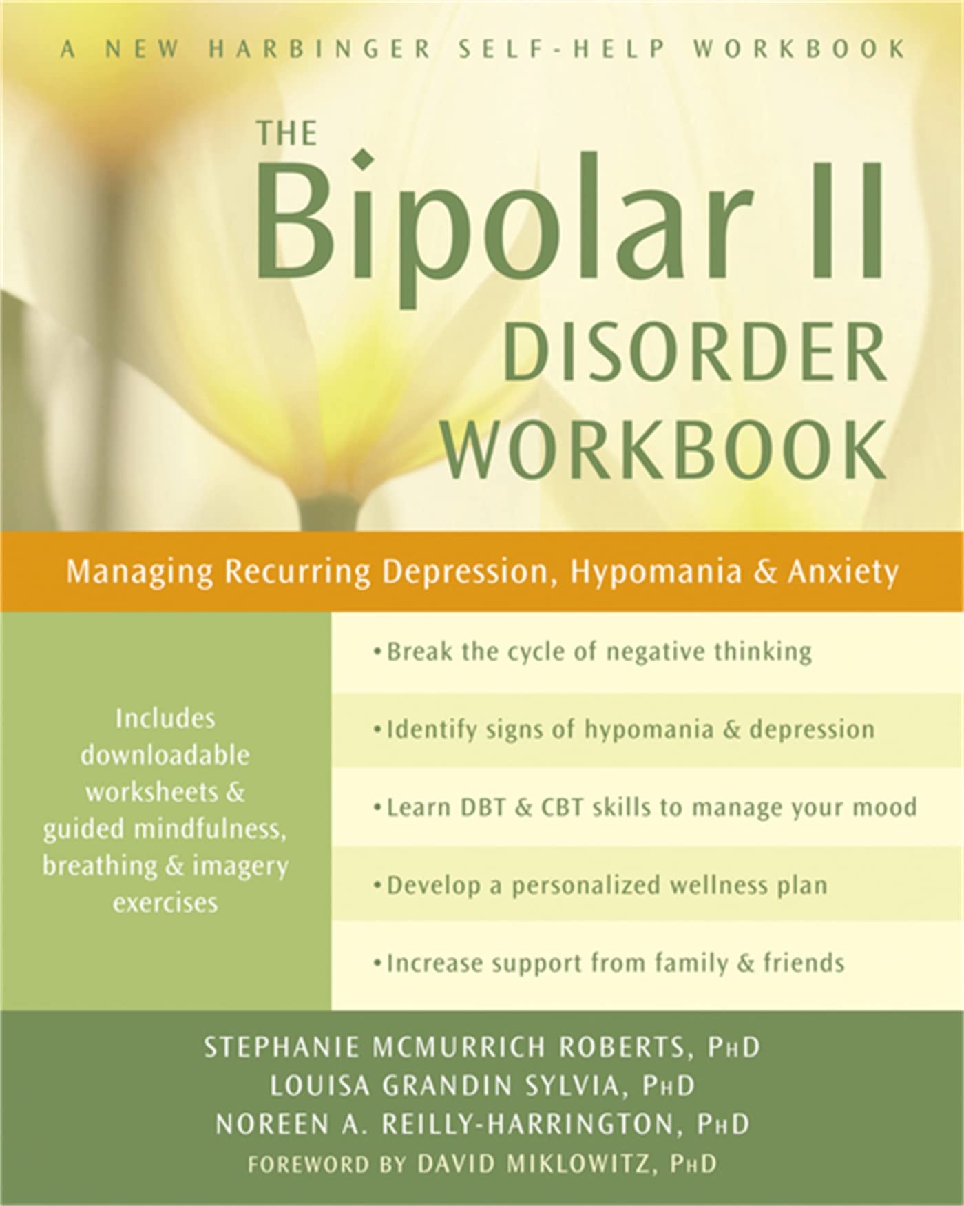 The Bipolar II Disorder Workbook: Managing Recurring Depression, Hypomania, and Anxiety Paperback – Illustrated, February 2, 2014
