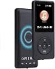 Reproductor MP3 portátil de 128GB con Bluetooth 5.2, altavoz HD integrado, sonido HiFi sin pérdida, lector de libros electrónicos, audífonos incluidos, grabadora de voz 1
