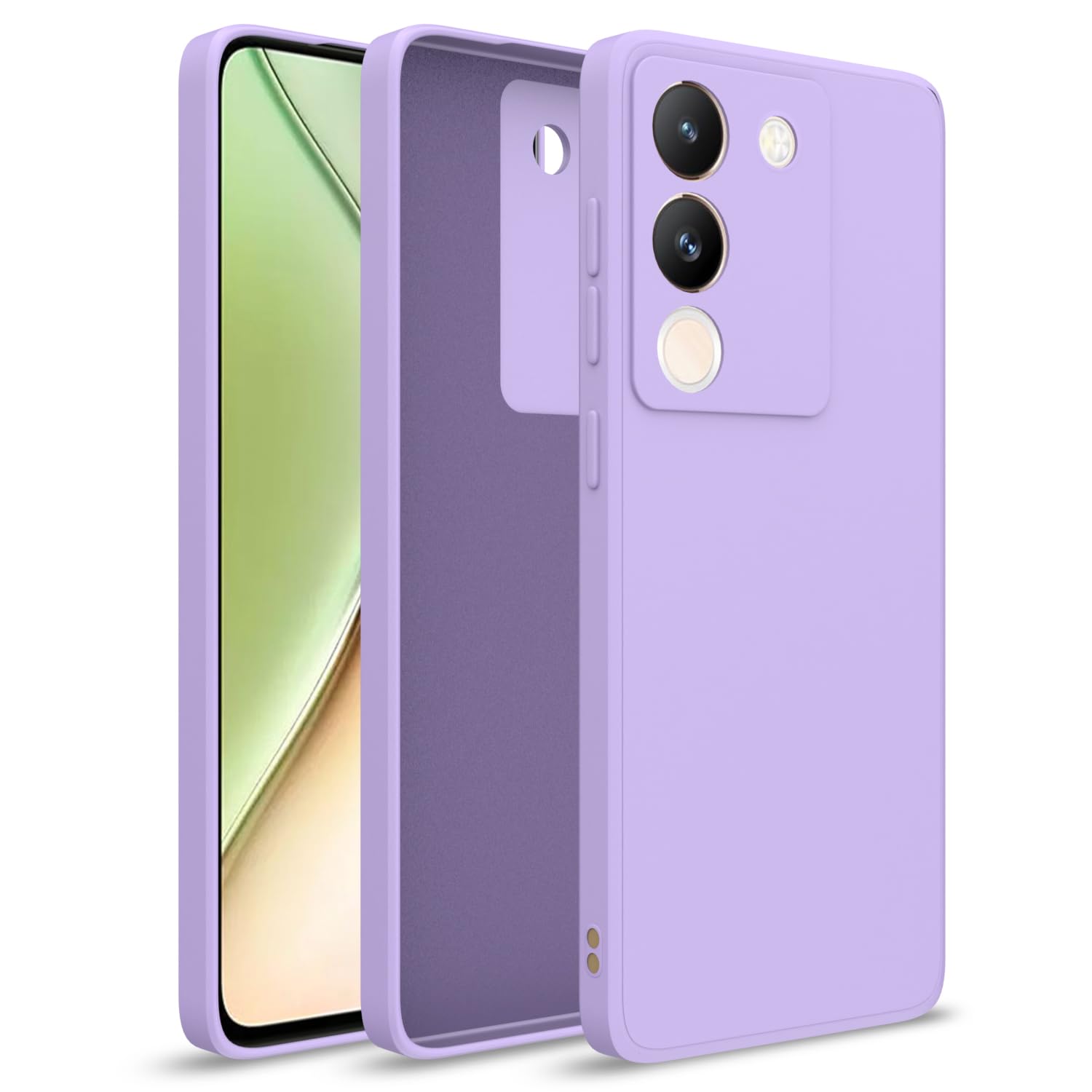 Pikkme Vivo Y200 5G Back Cover Soft Matte Liquid Silicone TPU | Camera Protection | Shockproof Slim Back Case for Vivo Y200 5G (Purple) (B0CV7GDQHR) Amazon Price History, Amazon Price Tracker