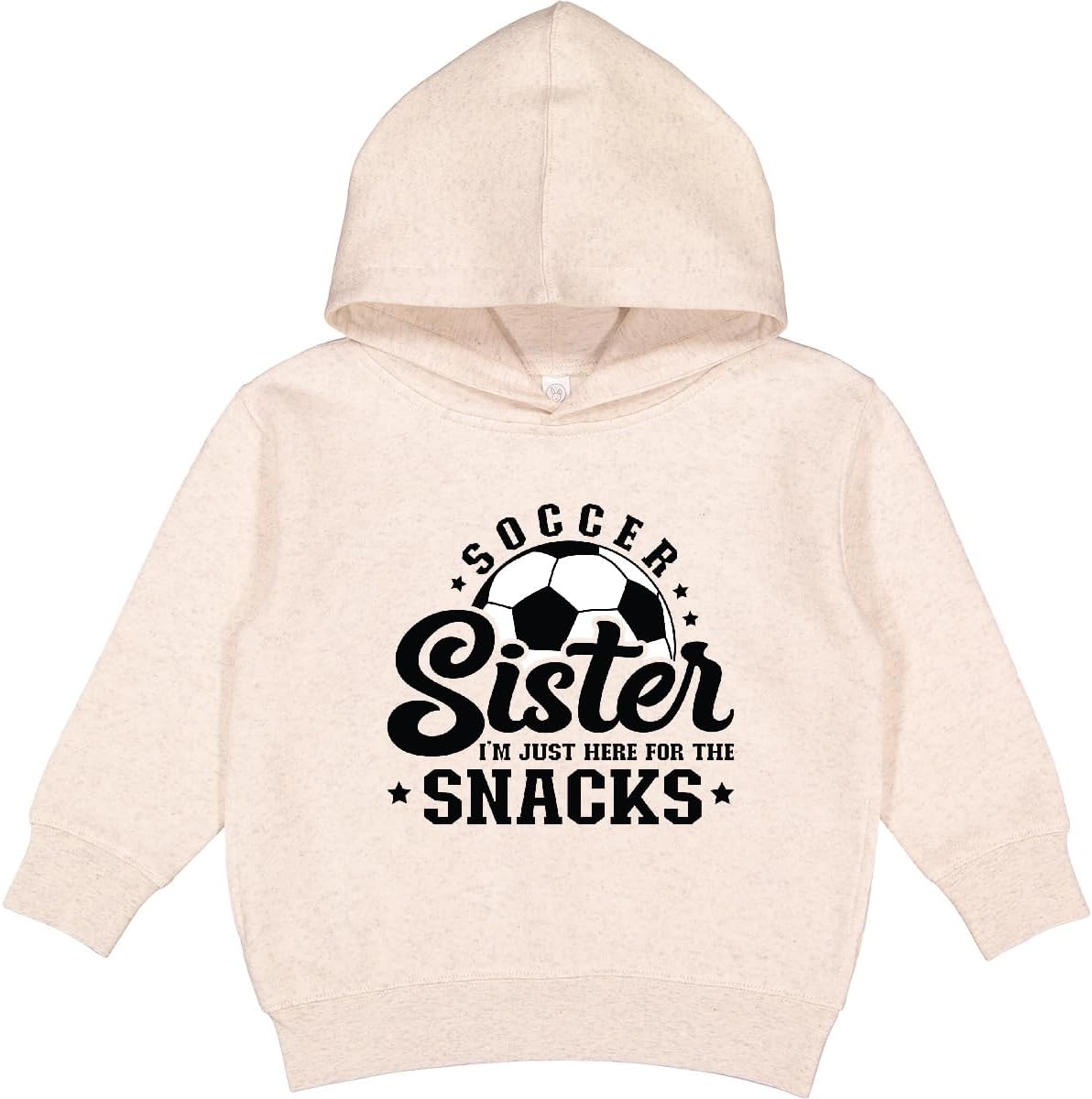 inktastic Soccer Sister - I'm Just Here for the Snacks Toddler Hoodie