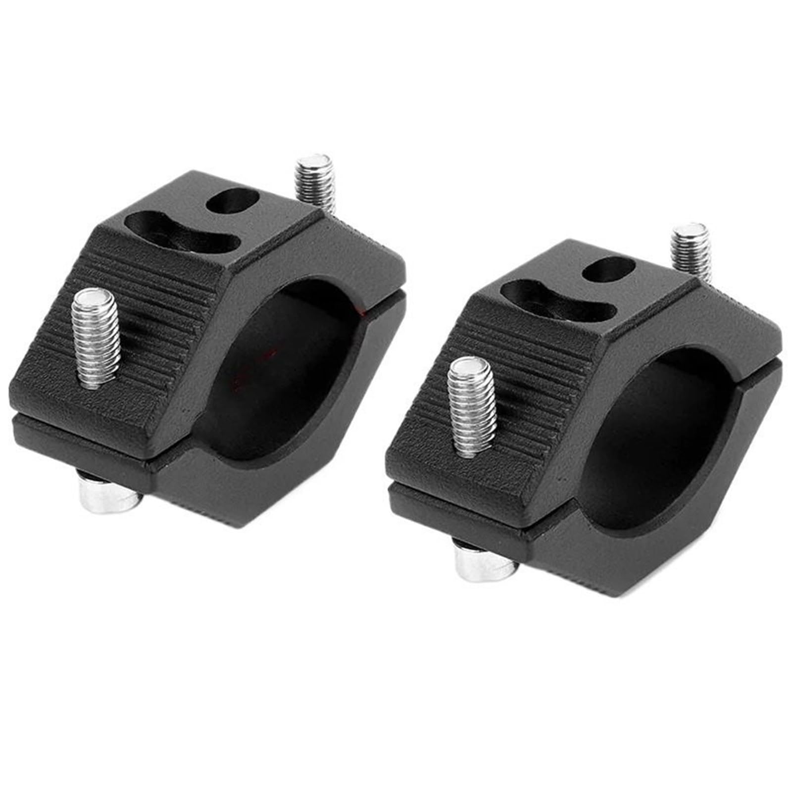 Aluminum Motorcycle Spot Light Mount Bracket for 20-32mm Handlebar Additional Spotlight Holder Clamps Headlight Bracket Light Bar Mount Kit