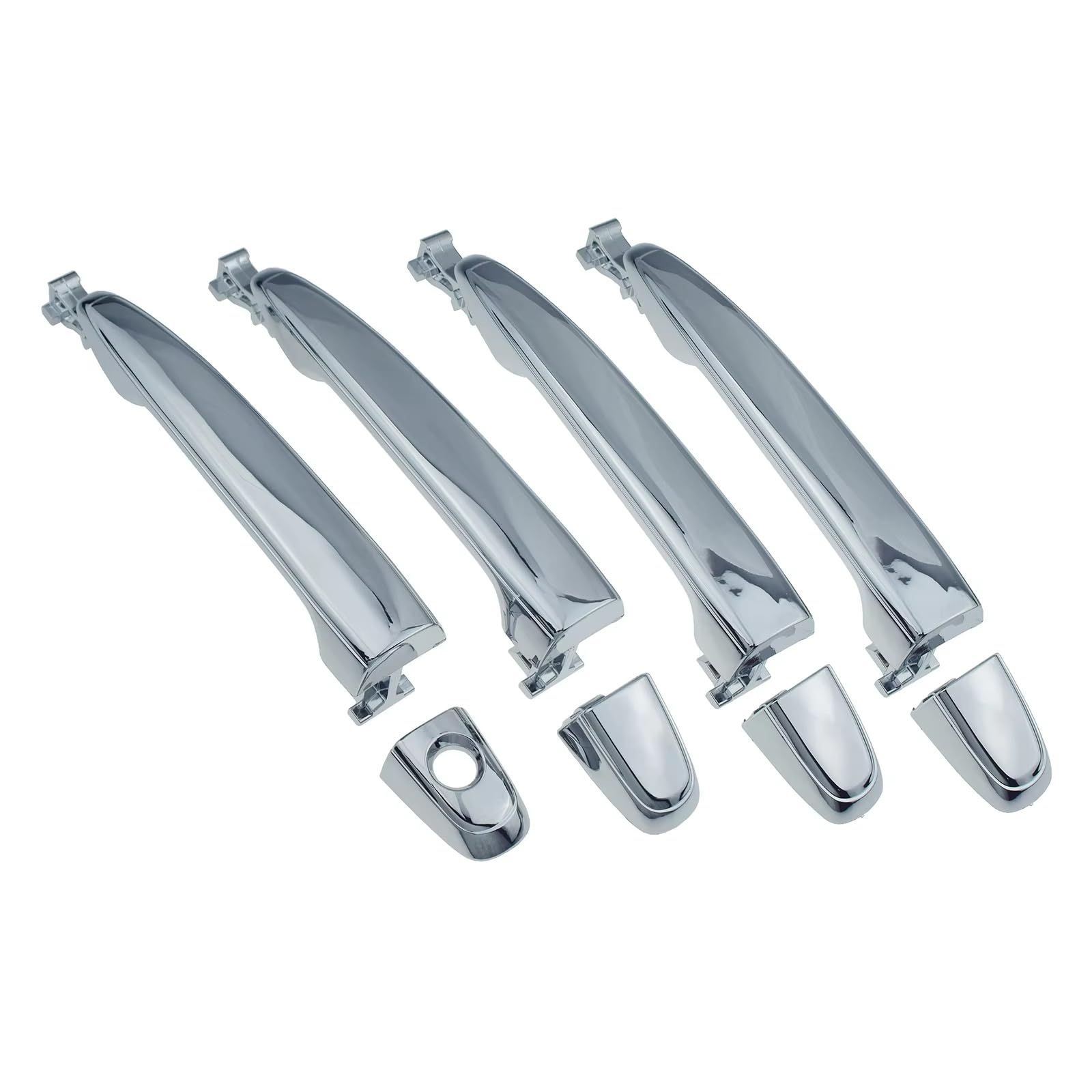 Qjahxkf A Kit Replacement Exterior Door Handles Exterior Door Handle Chrome 69211-35080 For Toyota For Camry For Highlander For Tacoma For 4Runner For Lexus Rx350 Rx330 Outer Handle(A Kit)