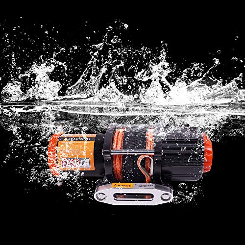 ORCISH 12V 4500lb Electric ATV UTV Synthetic Rope Winch Kits (Synthetic Rope Style)