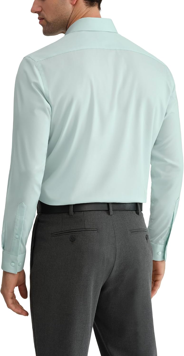 Van Heusen Men's Dress Shirt Slim Fit Comfort Performance Stretch