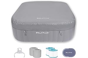 Cozy Haven: 4-Person Inflatable Hot Tub for Revitalizing Relaxation