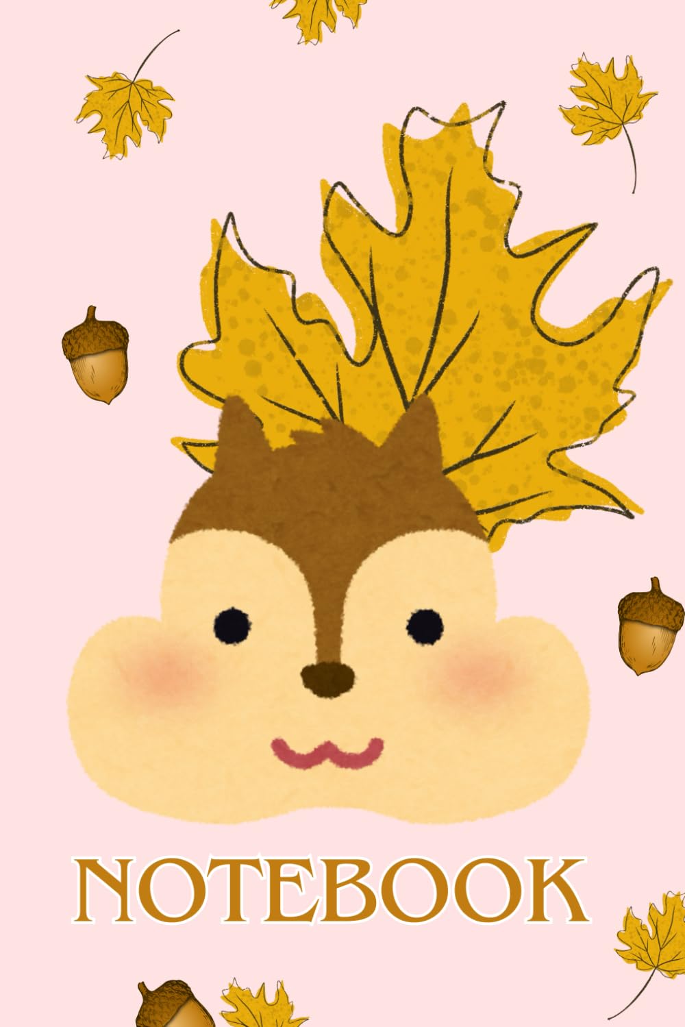 Happy Squirrel Notebook :: Blank Lined Happy Squirrel Journal or Diary 120 Pages