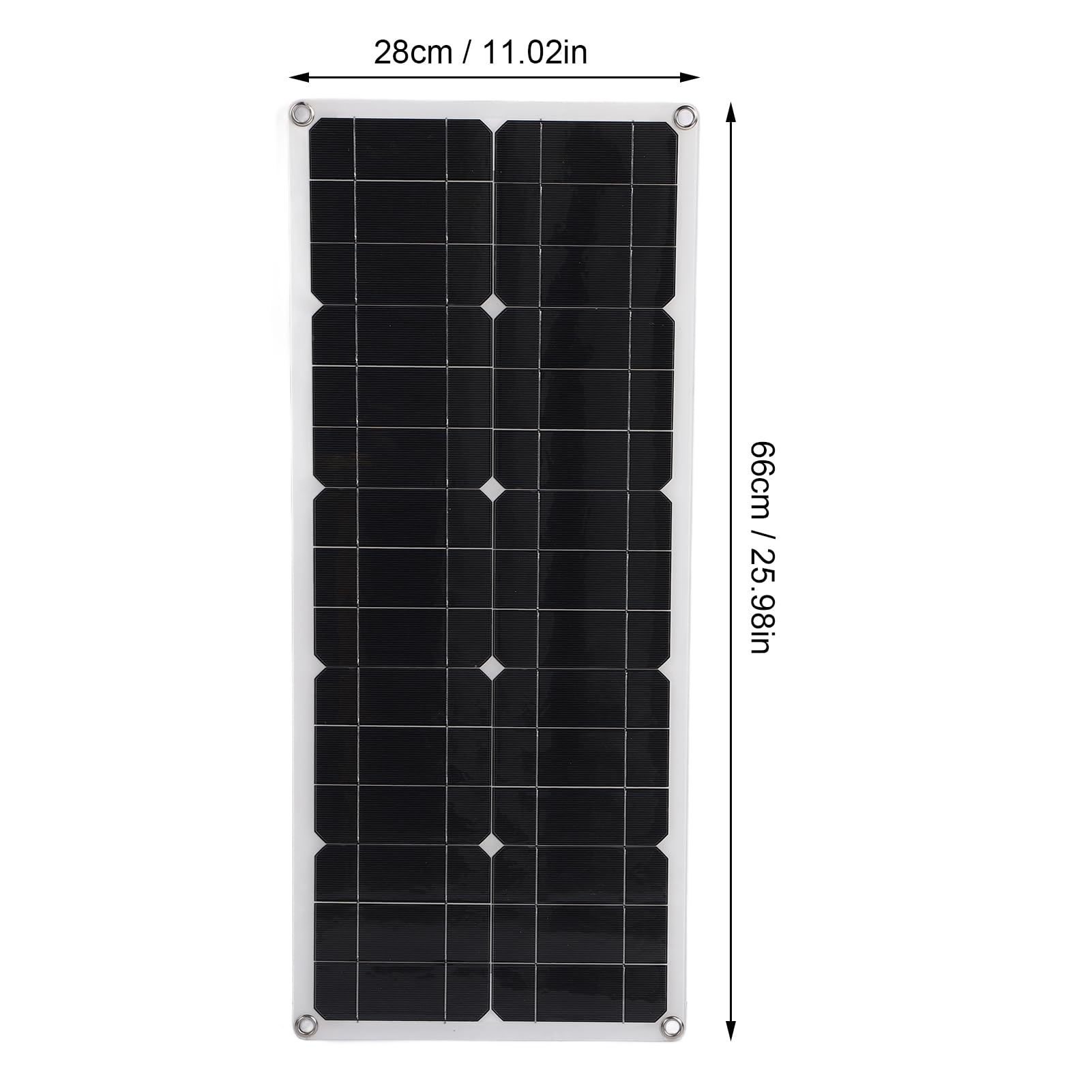 Pannello Solare da 100 W, Regolatore di Carica Solare con Uscita USB Monocristallina Ad Alta Efficienza, Caricabatteria con Presa OBD per Applicazioni Fuori Rete per Auto, Barca