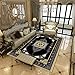 Gpink Europejski klasyczny styl dywan czarny nadruk mata podłogowa można prać w pralce ganek podkładka stolik kawowy duży dywan sypialnia gabinet szatnia podkładka pod stopy