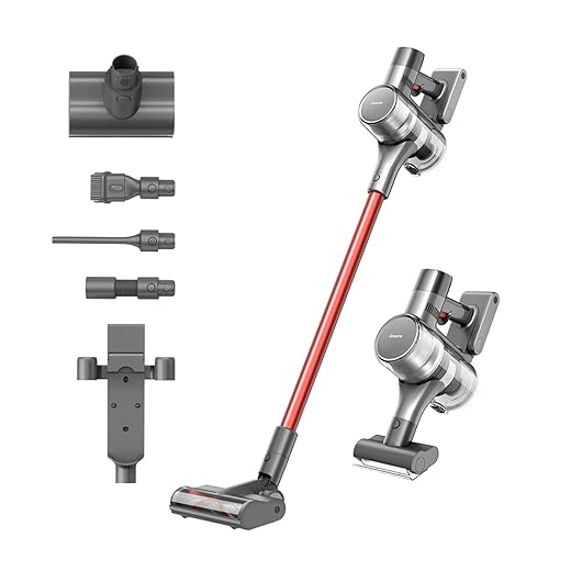 dreame Kabelloser Staubsauger T20, 25000 Pa 150 AW, Abnehmbarer Akku, 70 Minuten Akkulaufzeit, HEPA-Filter, HD-Display, leicht, leise, für Teppiche, Harte Böden, Auto und Tierhaare