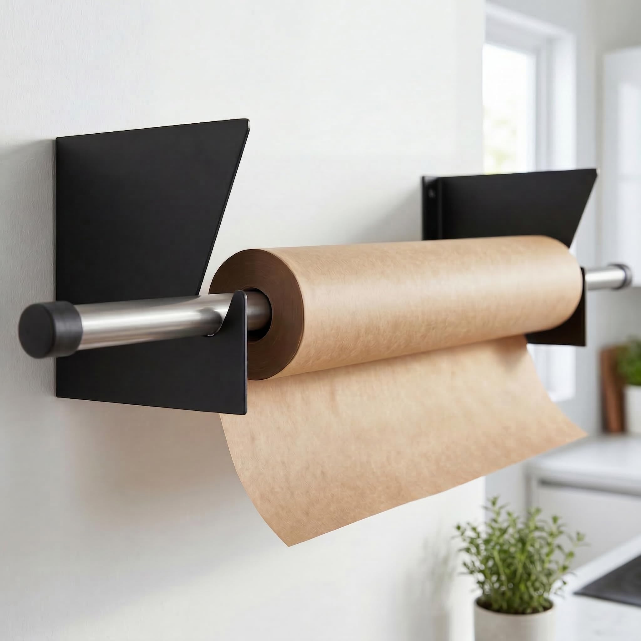 Support Mural pour Rouleau – Longueur réglable de 152,4 cm (71,1 à 152,4 cm)