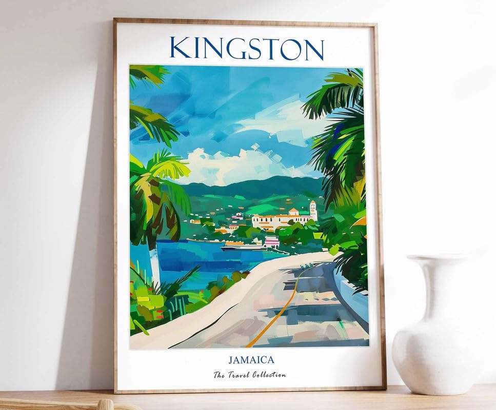 Poster Kingston Jamaique pour transformer un mur vide en decoration inspirante