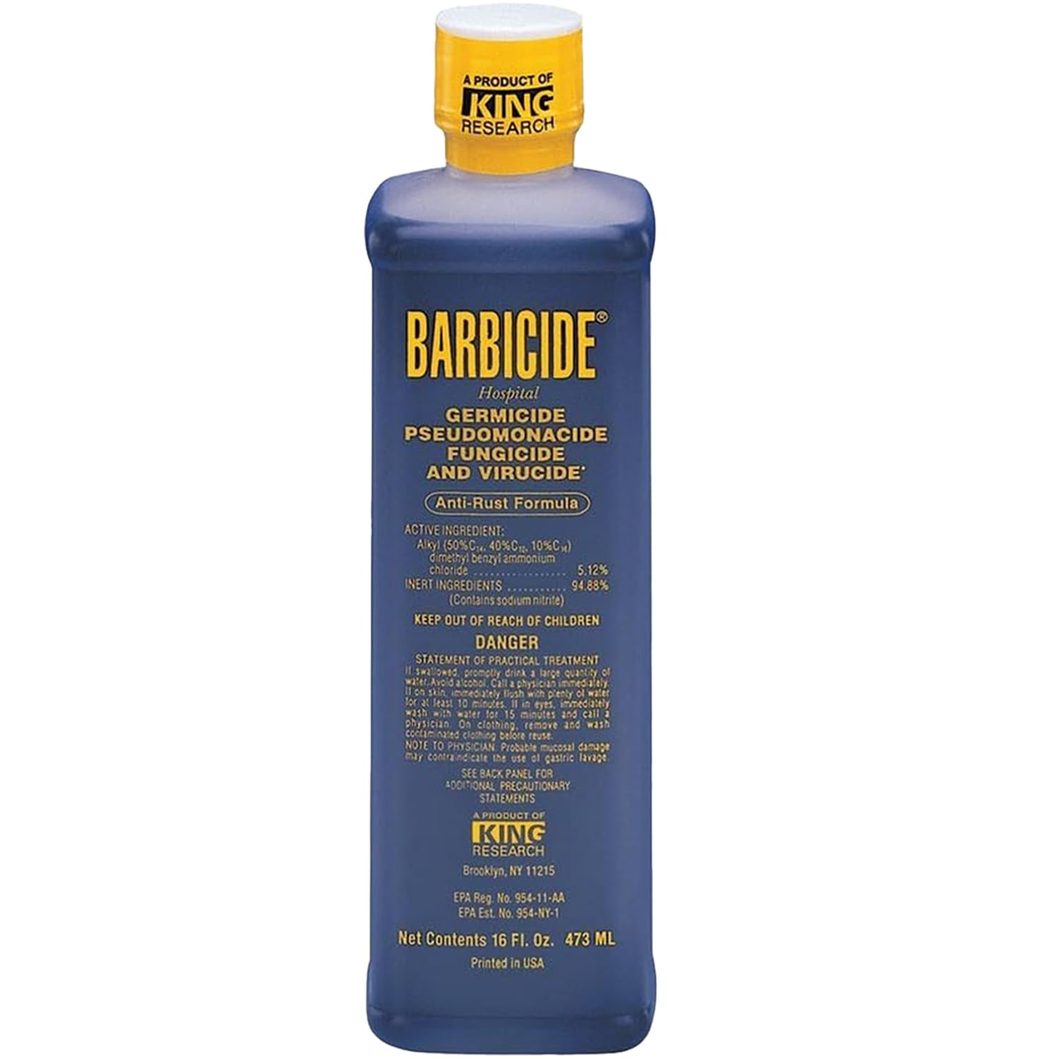 Barbicide Salon Barber Professional Disinfectant Solution 473 ml (Pack of 1) original version