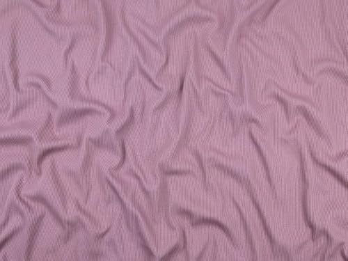 Minerva Core Range Lavender Cotton Rib Stretch Knit Fabric for Dressmaking - 140cm Wide - per metre
