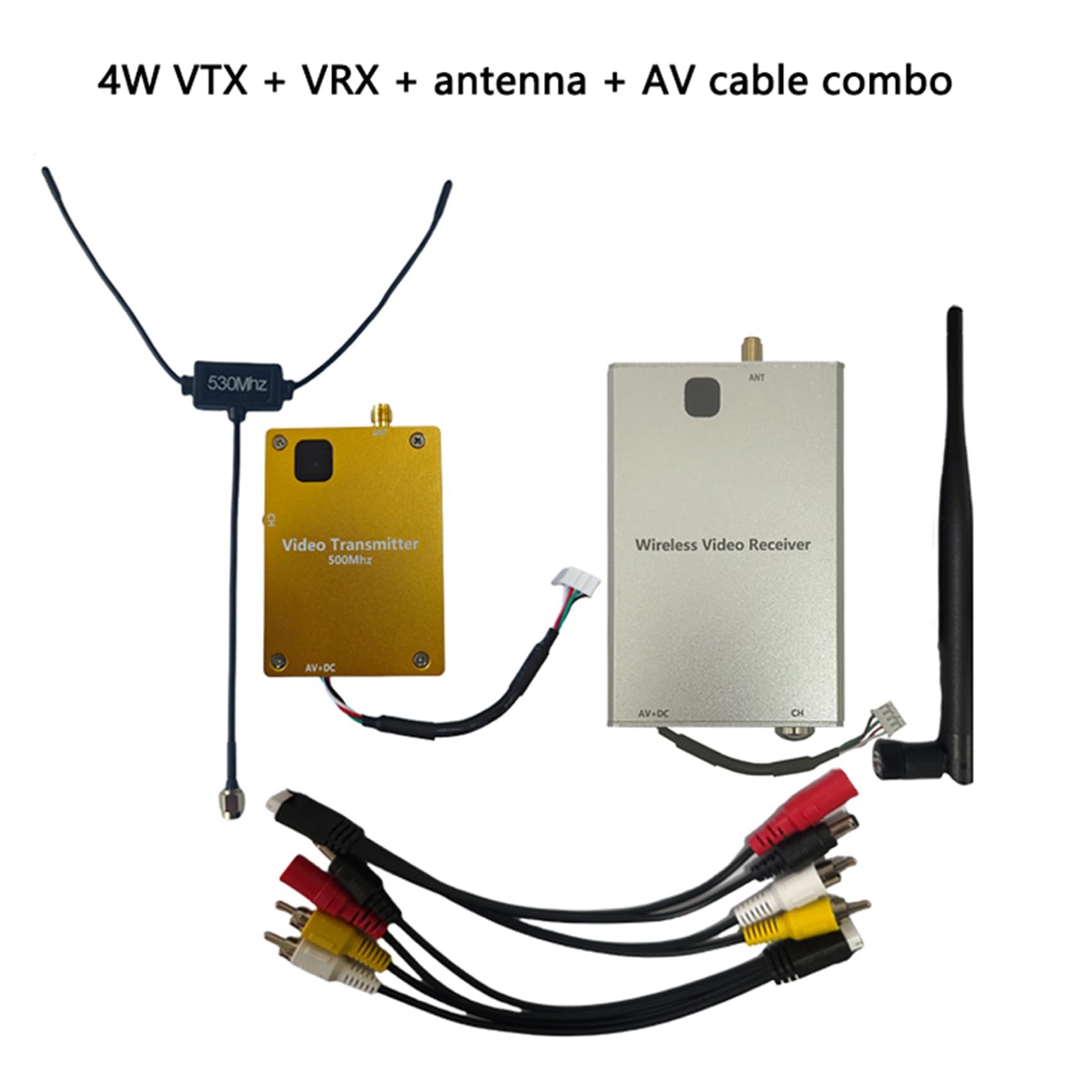 Trasmettitore Video FPV da 40 Km Trasmissione A Lungo Raggio UAV VTX Wireless 500-600 MHz 4W